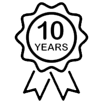 10 Years warranty
