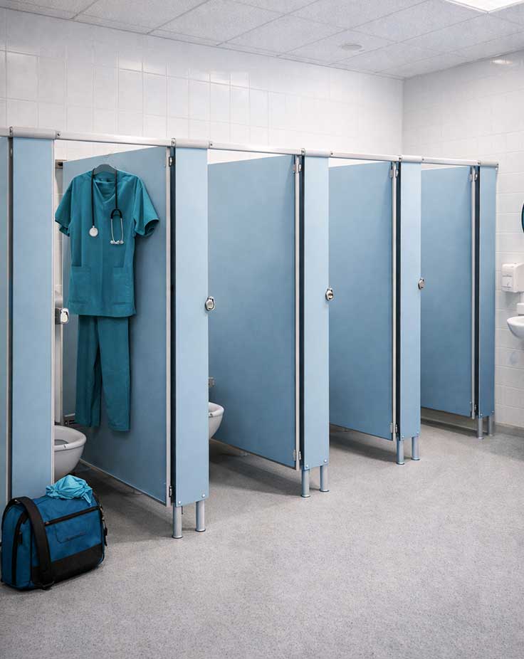 Hospital Toilet Partitions Manufacturers in Delhi