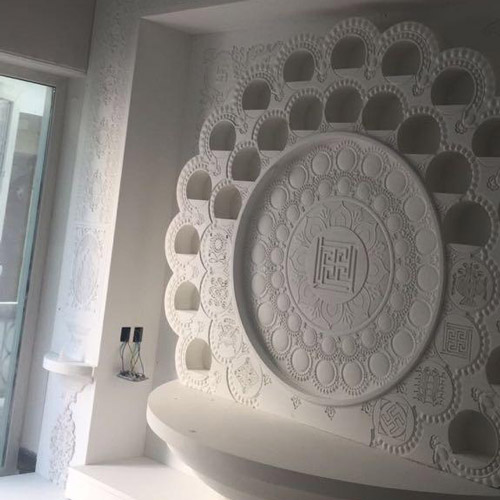 Elegant White Corian Mandir Manufacturers in Delhi