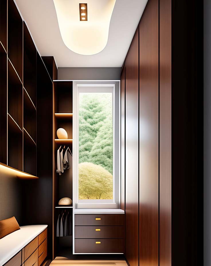 U-Shape Modular Wardrobe Manufacturers in Delhi
