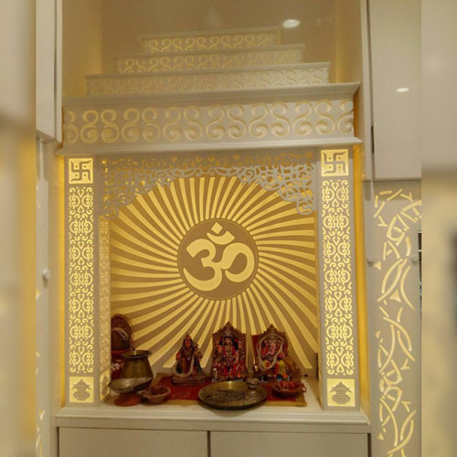 Modern Corian Mandir Manufacturers in Delhi