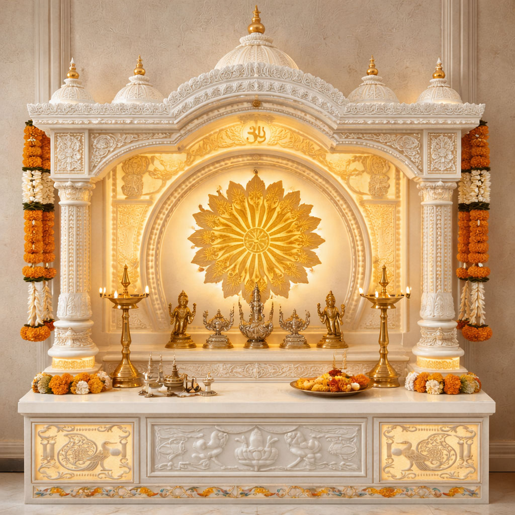 Corian Temple With Double Ceiling Manufacturers in Delhi