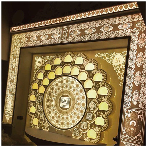 Compact Corian Pooja Mandir Manufacturers in Delhi