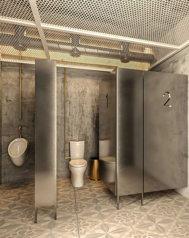 Stainless Steel Toilet Partitions Manufacturers in Delhi